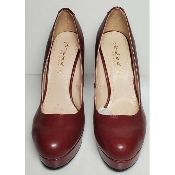 PRIMADONNA COLLECTION WOMEN SZ EURO 40 ROSSO 4 IN HEELS NEW / BOX GP12024-21ECP - Picture 4 of 12
